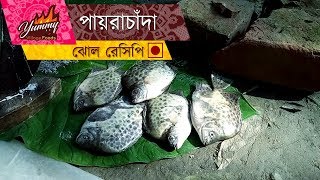 Paira chanda fish curry with Brinjal or Begun recipe  Yummy Village foods [upl. by Eecal]