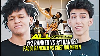 1 Ranked Chet Holmgren vs 2 Ranked Paolo Banchero ALL ACCESS at Pangos All American Camp Ep 1 [upl. by Qiratla]