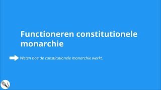 Politiek en Beleid constitutionele monarchie [upl. by Elke]