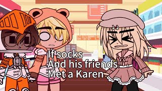 If socks and his friends met a Karen  Sock SMP [upl. by Klute]