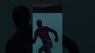 Last Mission Glitch in Marvels SpiderMan Miles Morales PC shorts [upl. by Ahsiekel]