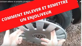 🚗 Comment enlever et remettre un enjoliveur  How to remove and replace a hubcap [upl. by Silverstein74]