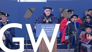 2019 GW Commencement  Full Program [upl. by Eurd]