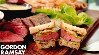 The Ultimate Steak Sandwich  Gordon Ramsay [upl. by Sheree]