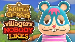 Top 10 WORST Animal Crossing Villagers In New Horizons [upl. by Yenetruoc]