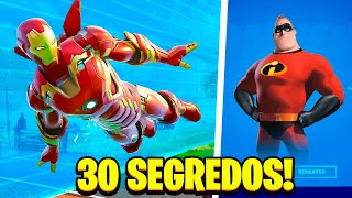 30 SEGREDOS DA ATUALIZAÇÃO DO HOMEM DE FERRO NO FORTNITE [upl. by Sapphire192]