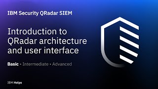 QRadar Introduction to QRadar architecture and user interface [upl. by Matless745]