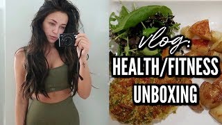 HEALTHFITNESS UNBOXING  CHEF STEPH VLOG  Stephanie Ledda [upl. by Lennox]