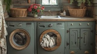 laundry room designlaundry laundryroomdecor interiordesign homedecor trending [upl. by Nawotna282]