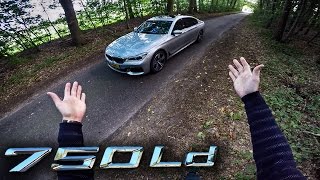 BMW 750d 7 Series Review POV Test Drive [upl. by Yerak997]