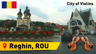 🔴 Romania • Reghin 🇷🇴 • City of violins【1080p HD】Driving in Reghin Mures [upl. by Waxman]