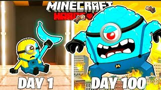 Survived 100 Days as a DIAMOND MINION in HARDCORE Minecraft Hindi [upl. by Siahc]