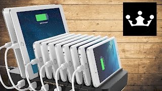 ✅ LADESTATION für mehrere Handy ´s gleichzeitig laden iPhoneIpad Samsung usw [upl. by Annoid]