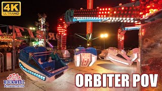 Orbiter POV 4K 60FPS Rockwell Amusements Tivoli Spinning Ride  NonCopyright [upl. by Odnumyer]