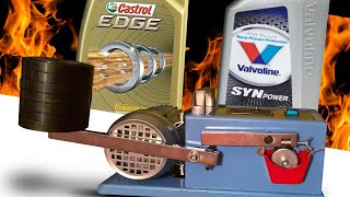 Castrol Edge 0W40 vs Valvoline SynPower 0W40 Test olejów silnikowych 100°C [upl. by Jarnagin933]