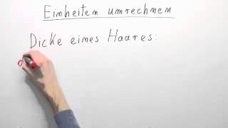 Umrechnen von Einheiten  Mathematik  Algebra und Arithmetik [upl. by Fidole802]