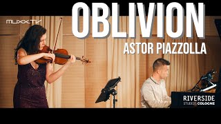 Oblivion by Astor Piazzolla  Passionate Violin and Piano Live Performance [upl. by Druce]