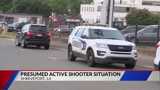 SPD on the scene of shooting at Ochsner LSU Health Shreveport – St Mary Medical Center [upl. by Anivid]