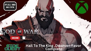 God of War Hail To The KingDwarven Favour Complete xbox gameplay [upl. by Archy]