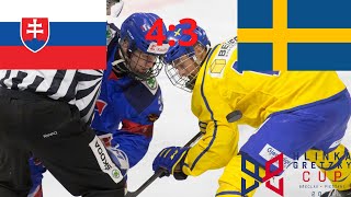 SLOVENSKO VS ŠVÉDSKO HLINKA GRETZKY CUP 2021 SÚBOJ O 1MESTO V TABUĽKE [upl. by Furgeson]