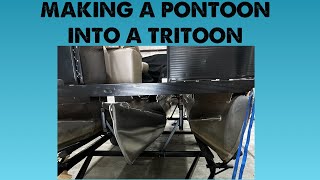 Adding a Center Pontoon  Tritoon Conversion [upl. by Weiss]