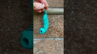 Cute 3D Printed worm Keychain [upl. by Enwahs]