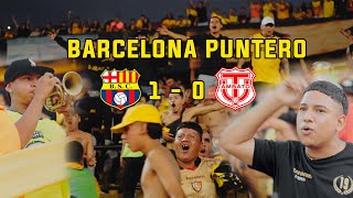 NUEVO PUNTERO Barcelona SC vs Técnico Universitario 10  Sur Oscura Ecuador 2023 [upl. by Falcone]