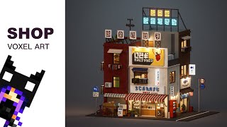 MagicaVoxel  Shop  Voxel art [upl. by Liw]