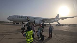 Landing at Banjul International Airport [upl. by Oznole]