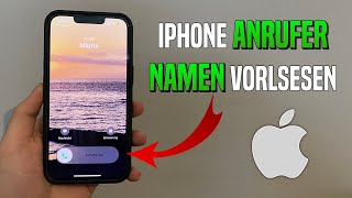 iPhone Anruf Namen vorlesen  Anrufe ankündigen 2024 [upl. by Remus]