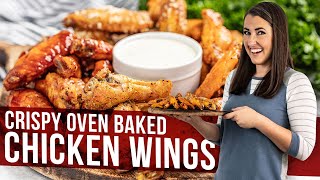 Crispy Oven Baked Chicken Wings [upl. by Odlaumor]