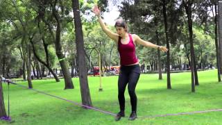 SLACKLINE Static Tricks 2  México  Andrea Dattoli [upl. by Aneloj198]