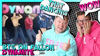 BTS PERFORMS DYNAMITE LIVE on Jimmy Fallon day 5  BTS REACTION VIDEO  방탄소년단 외국인리액션 [upl. by Arlinda]