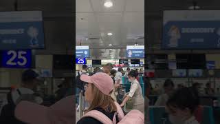 Taoyuan Airport ✈️ taoyuan airport taoyuanairport taiwan checkin departure travels trips [upl. by Merta506]