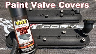 How to Paint Your Valve Covers with a Wrinkle Finish [upl. by Llemej126]