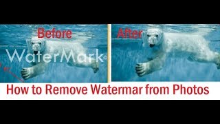 how to remove watermark from photos online and offline [upl. by Aivital]