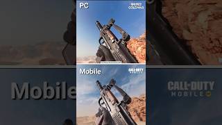 GROZA Assault Rifle in CoD Mobile VS Black Ops Cold War [upl. by Pearce247]