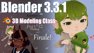 Finale Blender Part 12 How to Make a VTuber fbx to vrm  VTuber Vrchat Avatar Tutorial 202223 [upl. by Ettenirt]