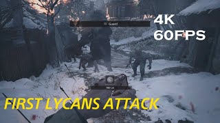 DESTROYING URIAS amp ALL LYCANS DURING FIRST LYCAN ATTACK Village Of Shadows  RESIDENT EVIL 8 PS5 [upl. by Ahseeyt3]