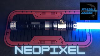 Custom Starfall Sabers  Neopixel Lightsaber Install [upl. by Dickinson]