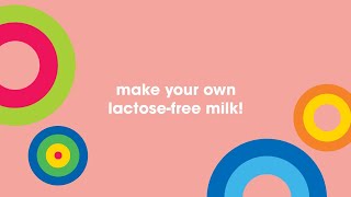 Make your own lactose free milk [upl. by Nonek]