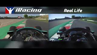 iRacing vs Real life  Mercedes W1112  Lewis Hamiltons Pole lap  Mugello [upl. by Carroll]