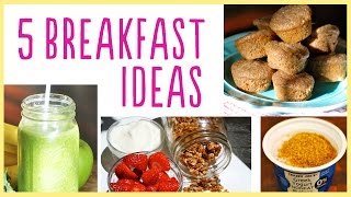 EAT  5 Easy OntheGo Breakfasts [upl. by Haile383]