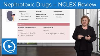 Nephrotoxic Drugs – NCLEX Review – Pharmacology  Lecturio Nursing [upl. by Meekahs623]