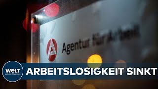 ARBEITSLOSIGKEIT SINKT Die Zahl der im März gemeldeten Arbeitslosen in Deutschland geht zurück [upl. by Bram]