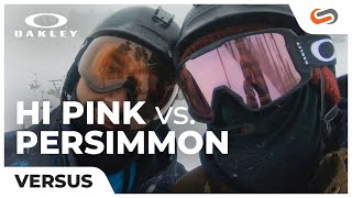 Oakley Prizm Persimmon vs Hi Pink  SportRx [upl. by Gnus]