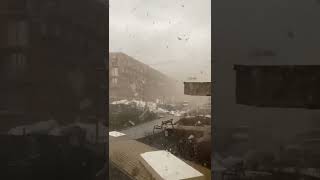 Tornado hits Kraków Poland 17022022 [upl. by Mccoy]