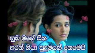 adare tharam kiyaganna bari u nisa  ලහිරු ෂෙහාන් [upl. by Odrarej607]