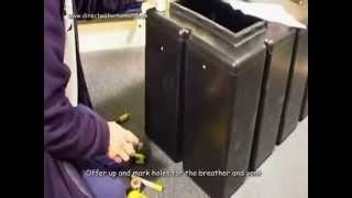 How to instal a loft water tank 136 litre [upl. by Leeanne]