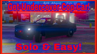 How To Get The UNDERCOVER Cop Car In GTA 5 Online [upl. by Noma]